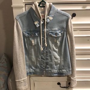 Jean Jacket With Hood